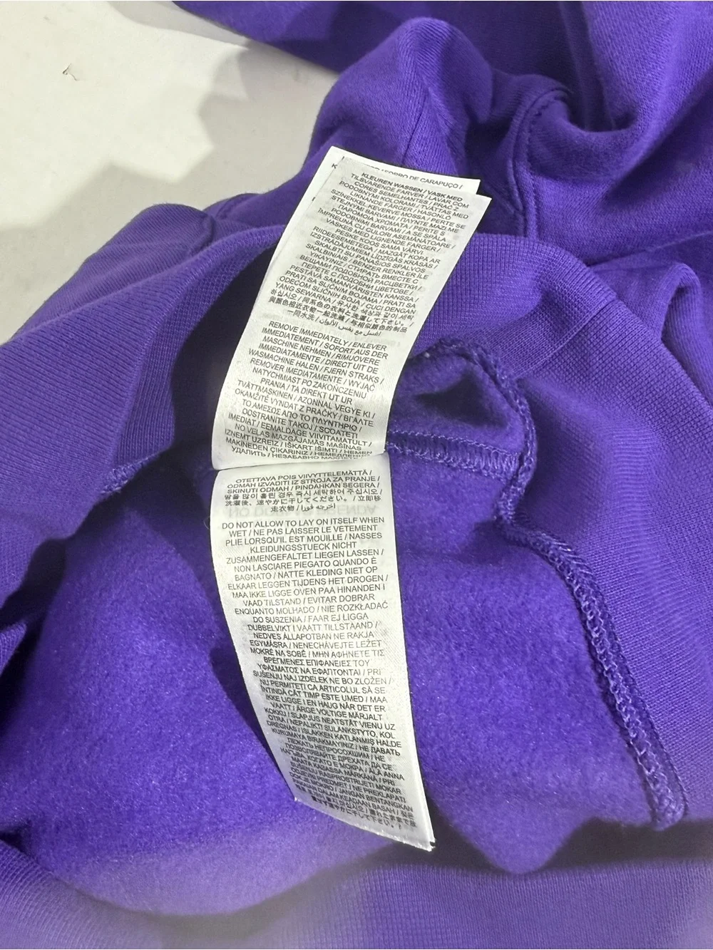 Men's Purple Minnesota Vikings Pullover Hoodie Sz S